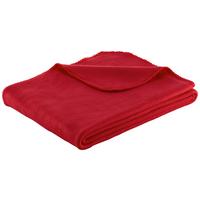 FLEECOVÁ DEKA Bea, 130/160 cm - červená, textil (130/160cm) - Modern Living