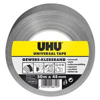 Gewebeband Kraftband Grau 50m Extra Stark - Basics (13,5/5/13,5cm) - UHU AUSTRIA