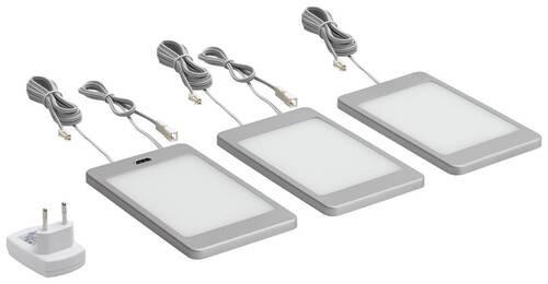 SADA PODVESNÝCH SVIETIDIEL SINA - strieborná, Modern, plast (11,2/19,2cm) - Sistant