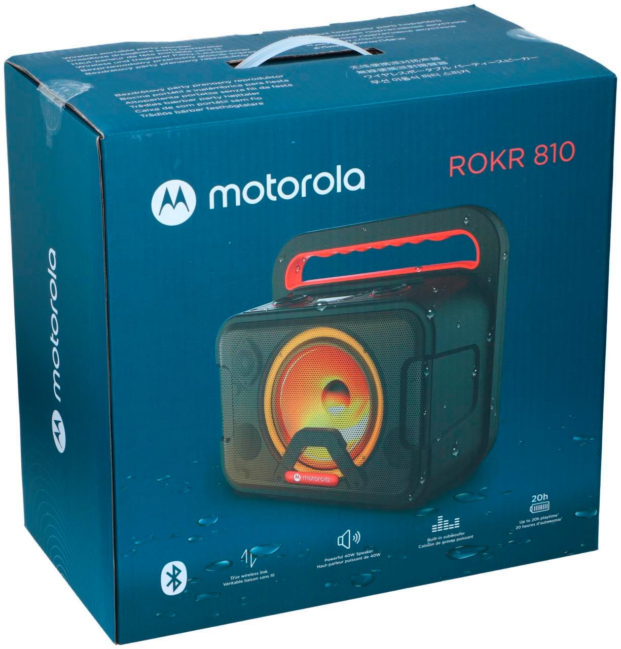 Bluetooh-lautsprecher Bt Speaker Rokr 810 40 W Schwarz - Schwarz, Basics, Kunststoff (37/21,5/35,5cm)