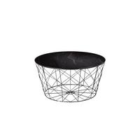 COUCHTISCH Schwarz L: 80 cm - Schwarz, Design, Glas/Metall (80/45cm) - Livetastic
