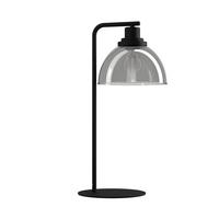 Tischleuchte 98386* Beleser - Transparent/Schwarz, Design, Glas/Metall (26,5/20,5/50,5cm) - Eglo