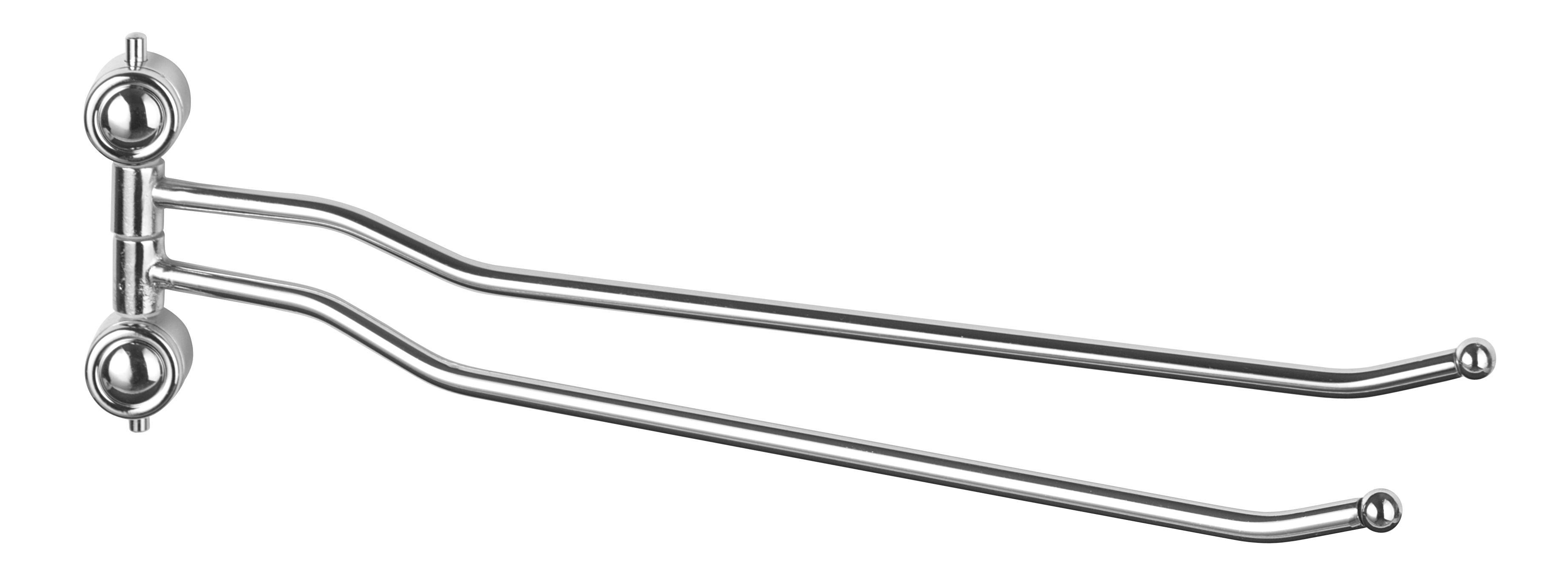 Handtuchstange Atlantik - Chromfarben, MODERN, Metall (38/2,5/11cm)