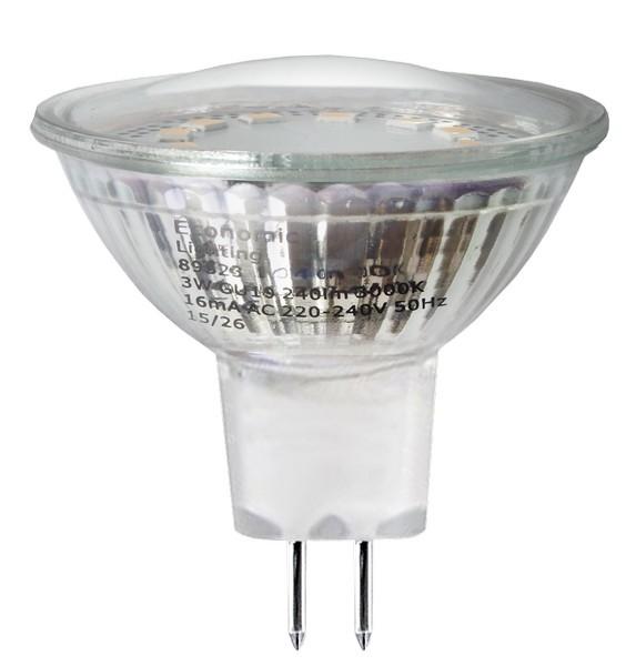 Led Izzó C81078mx - ezüst, Basics, Üveg/fém (5/4,5cm)