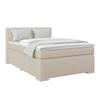 Boxspringbett Mira Boucle Perlmutt, Lf:140x200cm - Perlmutt, KONVENTIONELL, Holz/Textil (140/200cm)