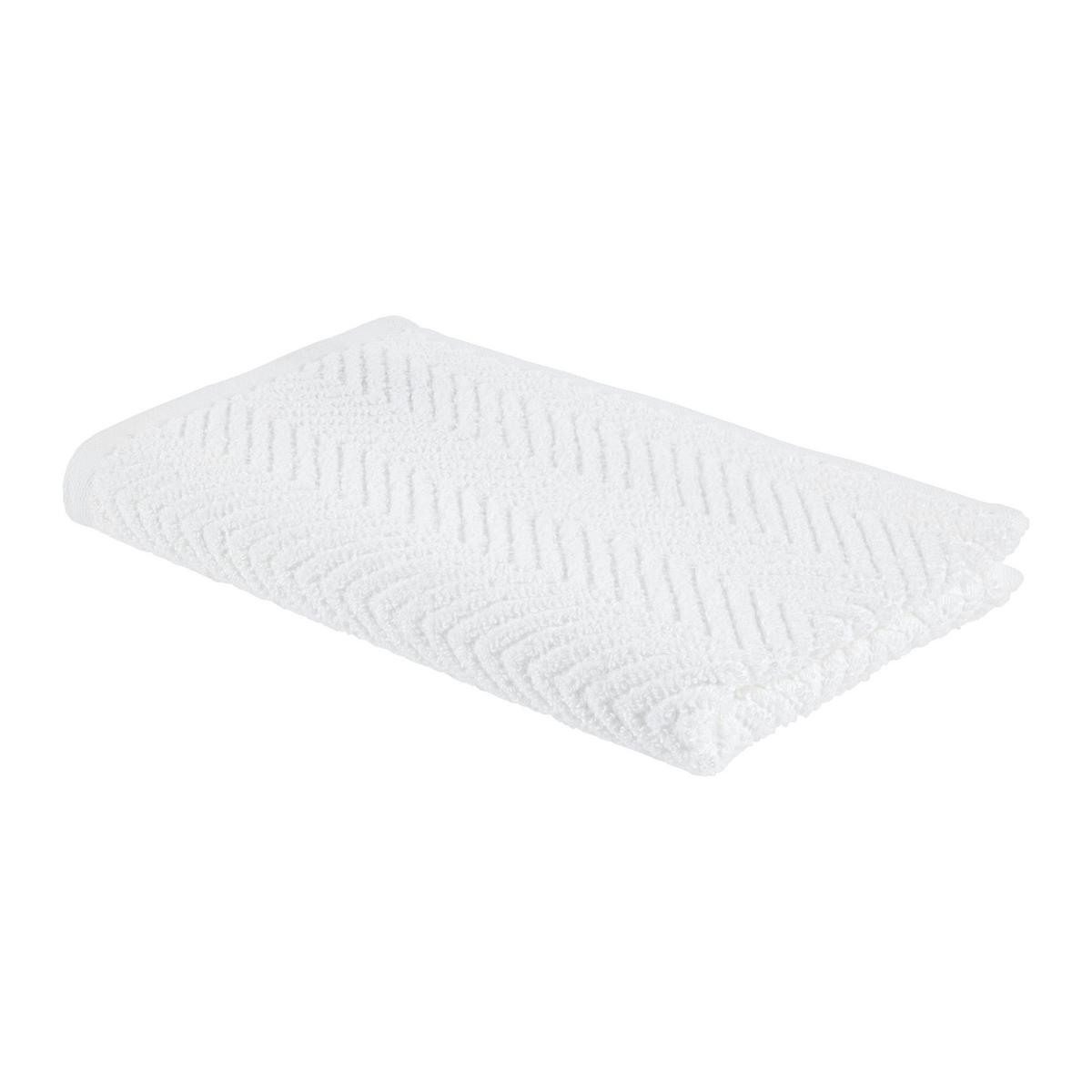 RUČNÍK PRO HOSTY OCEAN - bílá, textil (30/50cm) - Premium Living