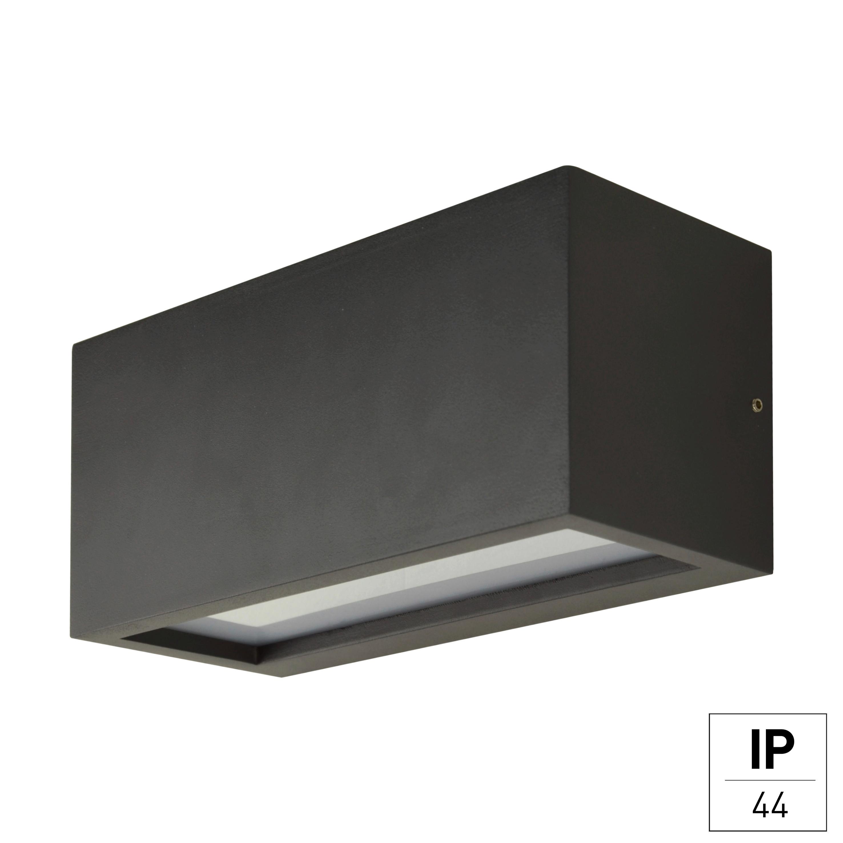 AUSSENWANDLEUCHTE 2528000151696 DRAGO - Anthrazit, Design, Metall (25/10,3/11,0cm)