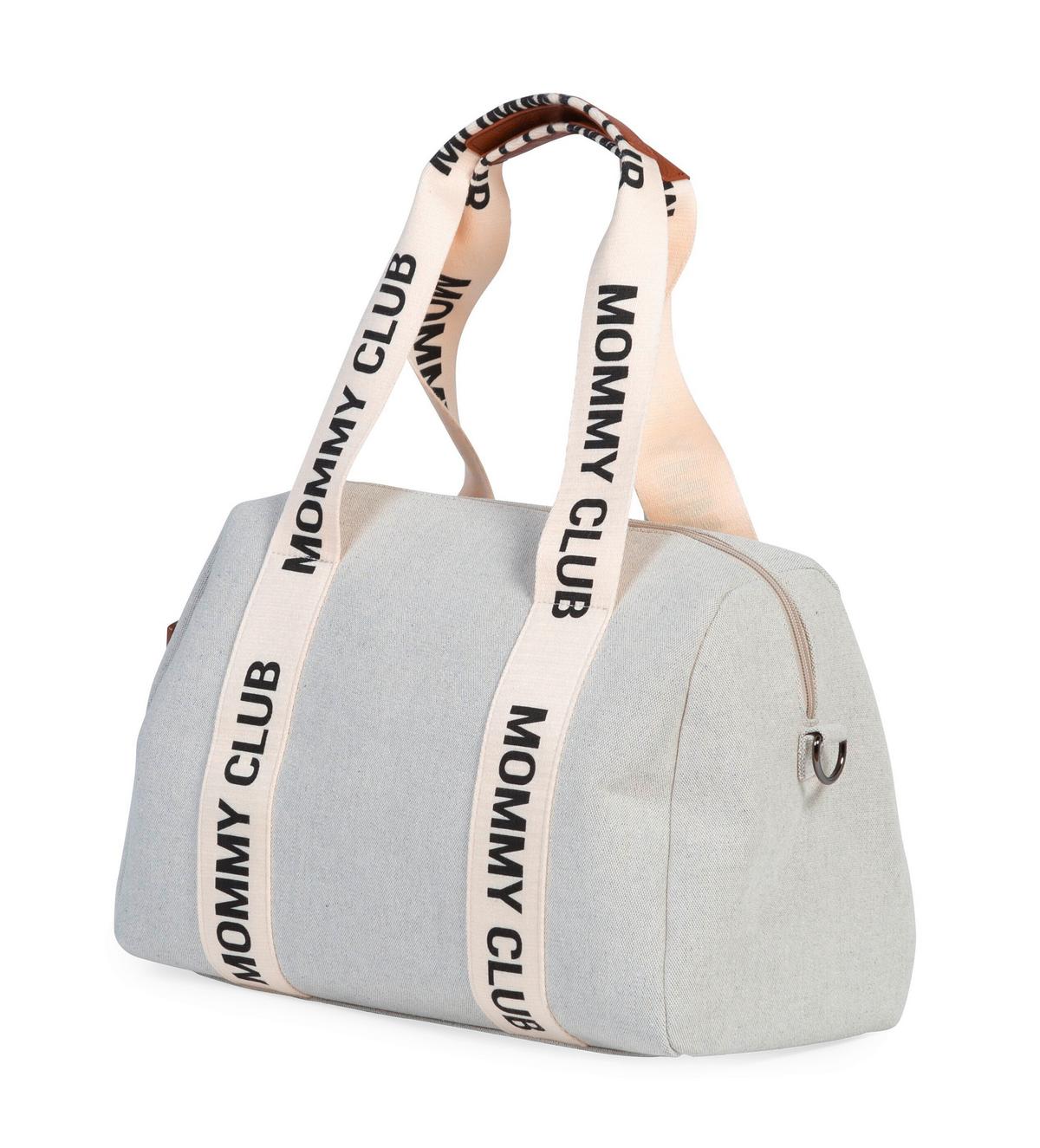 Wickeltasche Mommy Club Creme/Weiß, B: 38 cm - Creme/Weiß, KONVENTIONELL, Kunststoff/Textil (38/21/27cm) - Childhome