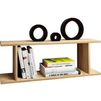 Wandregal Sirola Honigeichefarben, B: 80cm - Honigeiche, Design, Holzwerkstoff (80/28/19,7cm) - MID.YOU