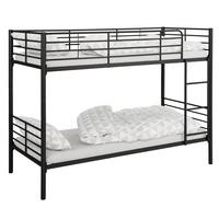 ETAGENBETT Rosie Schwarz 90x200cm - Schwarz, Design, Metall (90/200cm) - MID.YOU