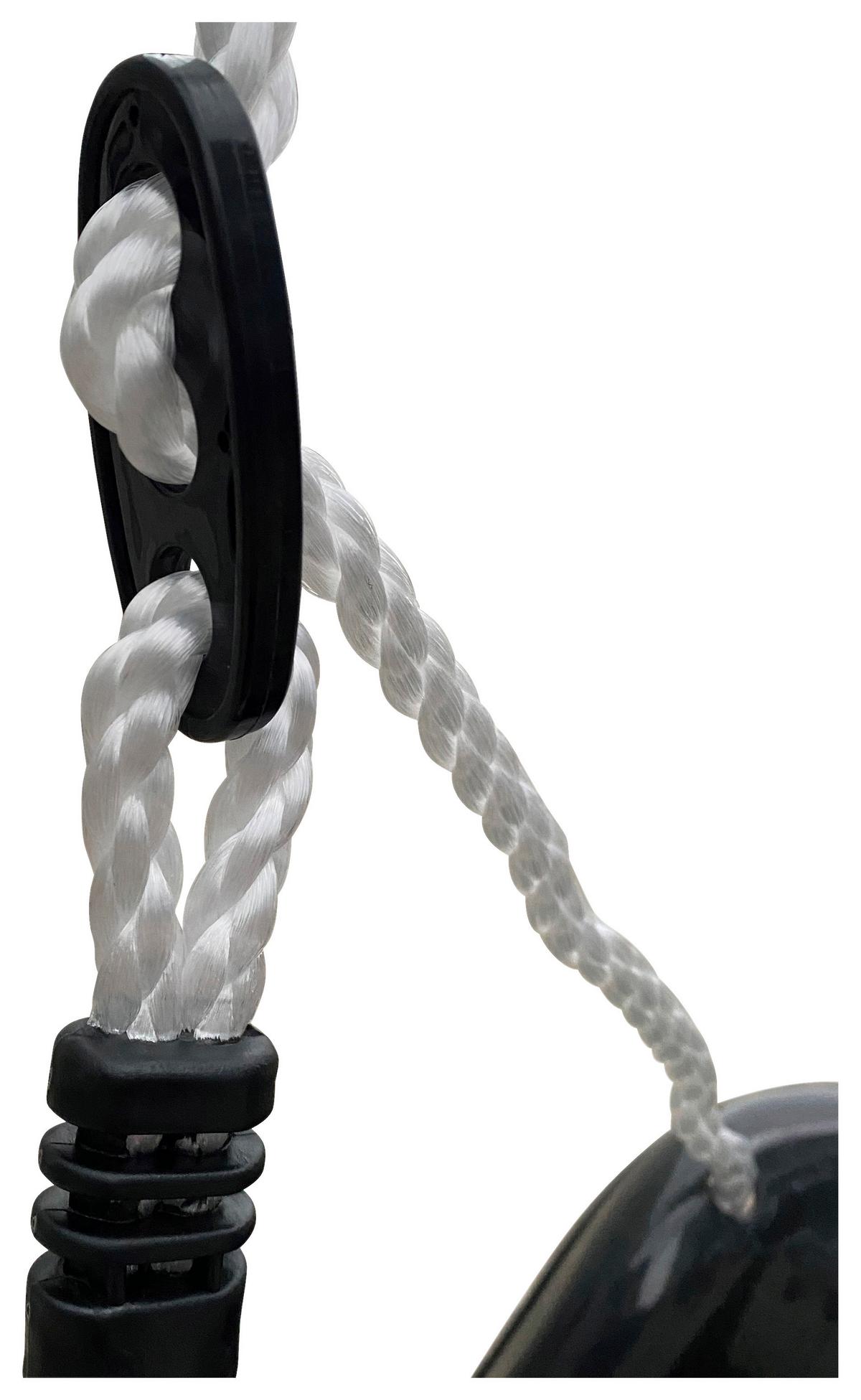 Schaukel A030.243.00 - Anthrazit/Creme, KONVENTIONELL, Kunststoff/Metall (94/118/146cm) - Ambia Garden