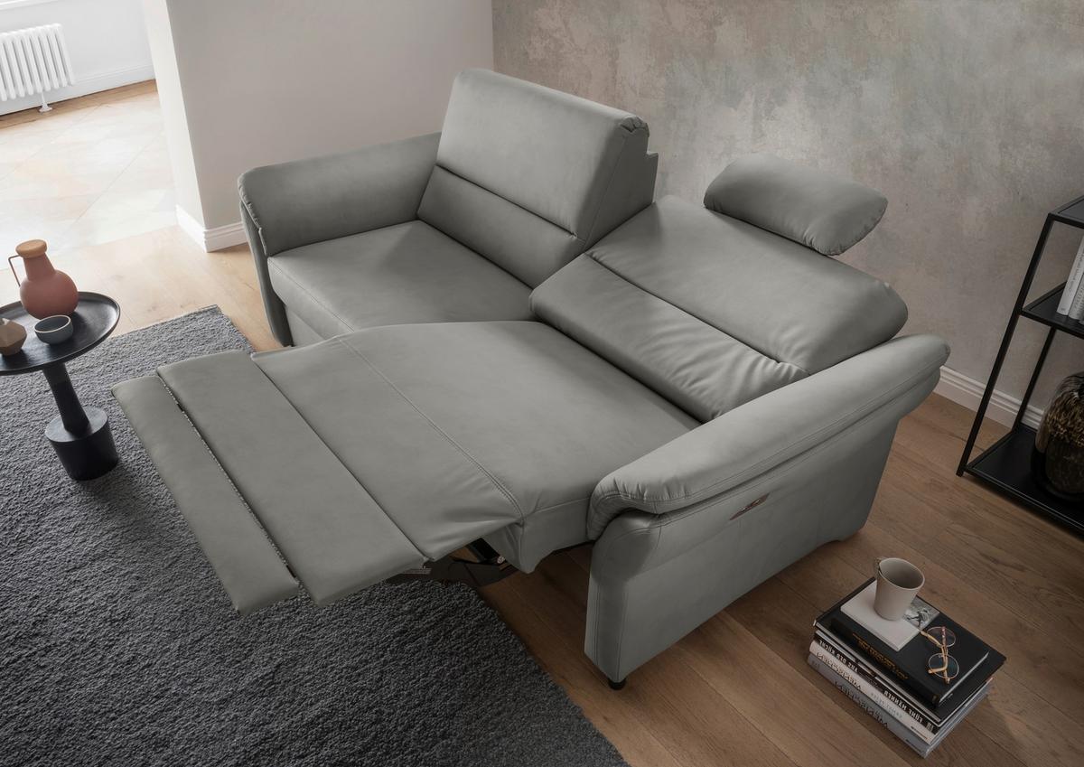 3-Sitzer-Sofa Cavoli, Grau B: - Schwarz/Grau, MODERN, Textil (192/90/89cm) - Livetastic
