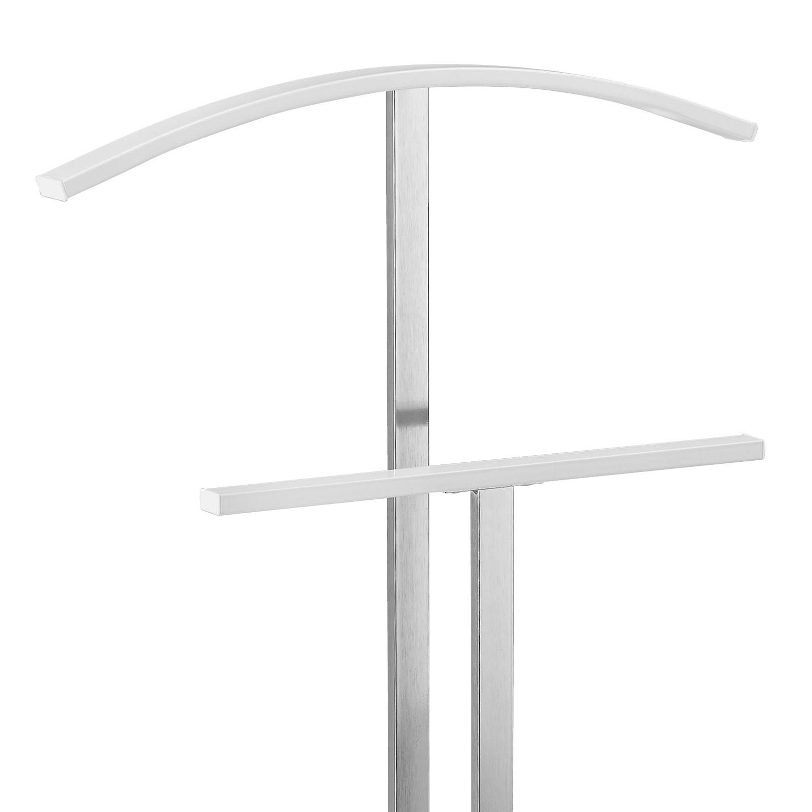 Ruhaállvány Helma - króm/fehér, Modern, fém (48/100/20cm)