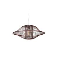Hängeleuchte Maui - Rotbraun, Basics, Holz (70/30cm) - Good & Mojo