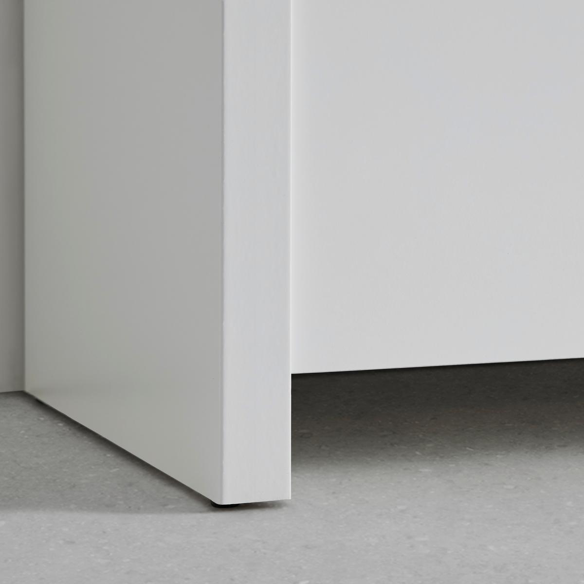 Nízka komoda LARIOS biela - čierna/biela, Modern, kompozitné drevo/plast (143/61/40cm) - Mömax
