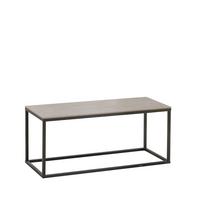 COUCHTISCH Tommy Grau B: 100 cm - Schwarz/Grau, MODERN, Keramik/Metall (100/40/44cm) - MID.YOU