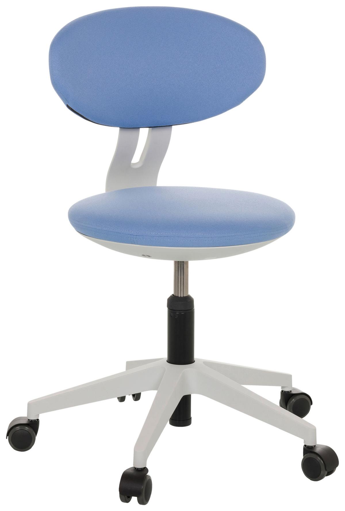 Jugenddrehstuhl Minimovo - Blau/Grau, Basics, Kunststoff/Textil (42/66-87/52cm) - MID.YOU