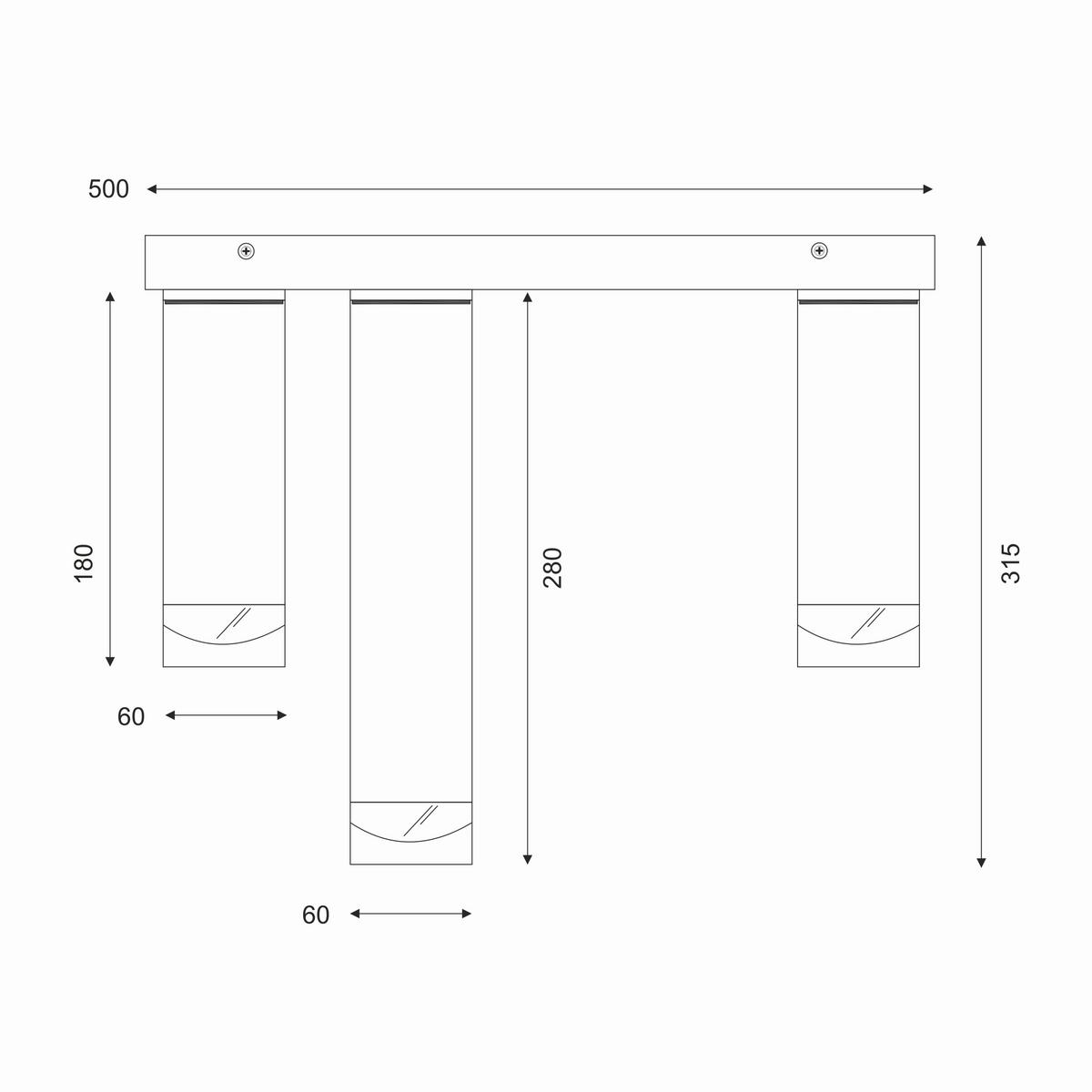 Deckenleuchte 39718 Diego Chrome - Chromfarben, Design, Metall (50/50/31.5cm)