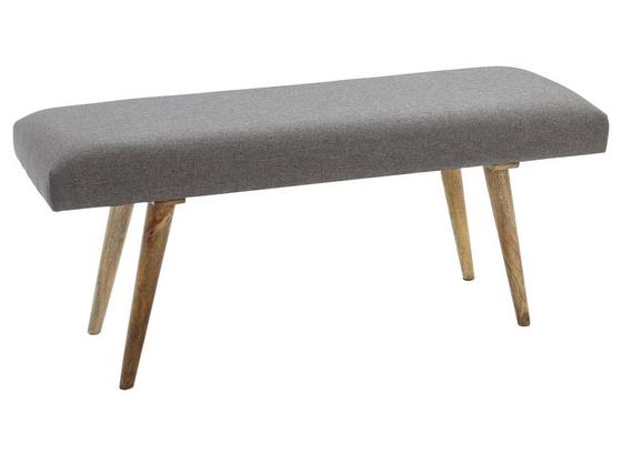 Sitzbank Salim B: 117 cm - Naturfarben/Grau, Natur, Textil (117/51/38cm) - Carryhome Sitzbank Salim B: 117 cm - Naturfarben/Grau, Natur, Textil (117/51/38cm) - Carryhome