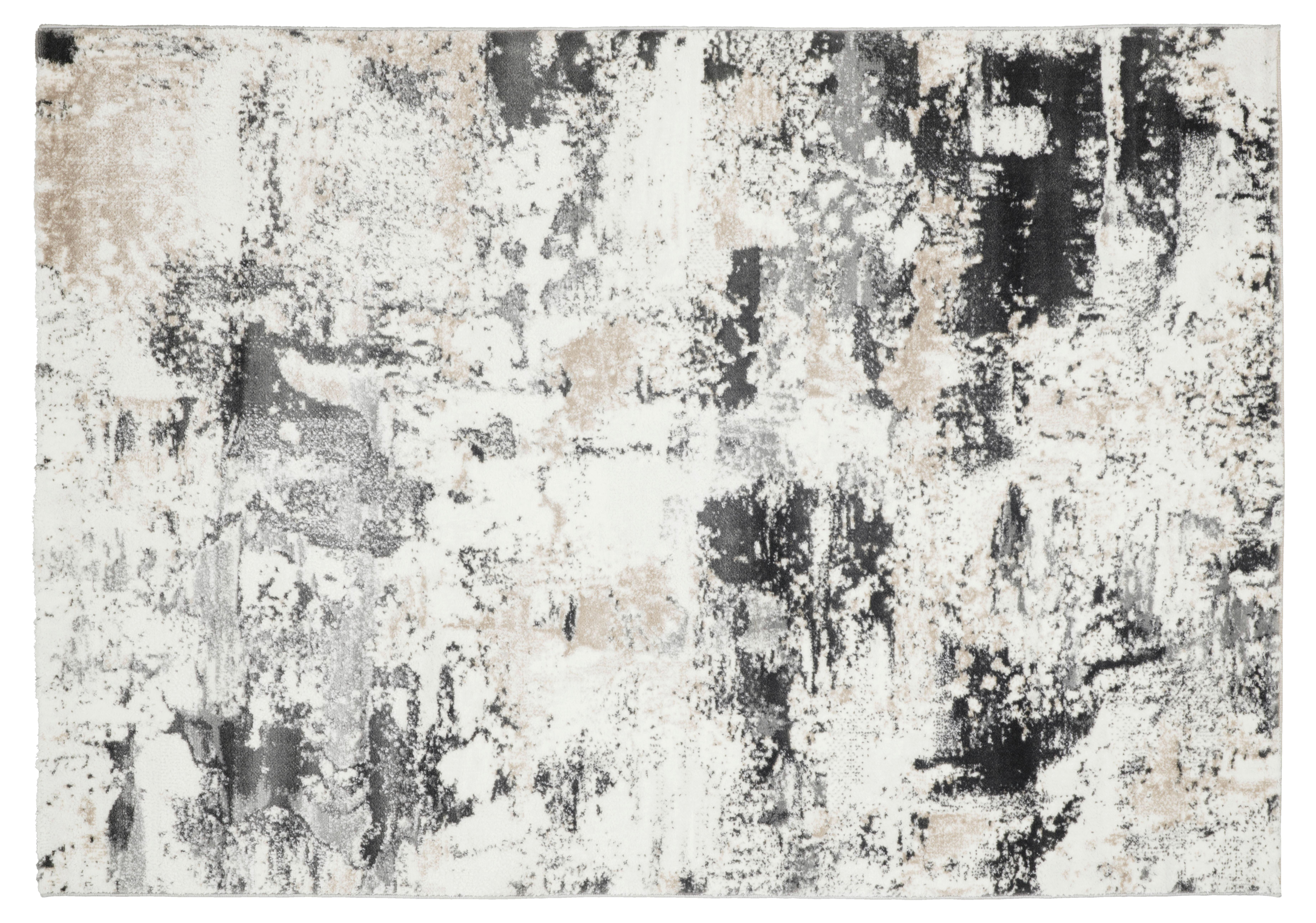 Webteppich Niall - Hellgrau, ROMANTIK / LANDHAUS, Textil (120/170cm) - James Wood