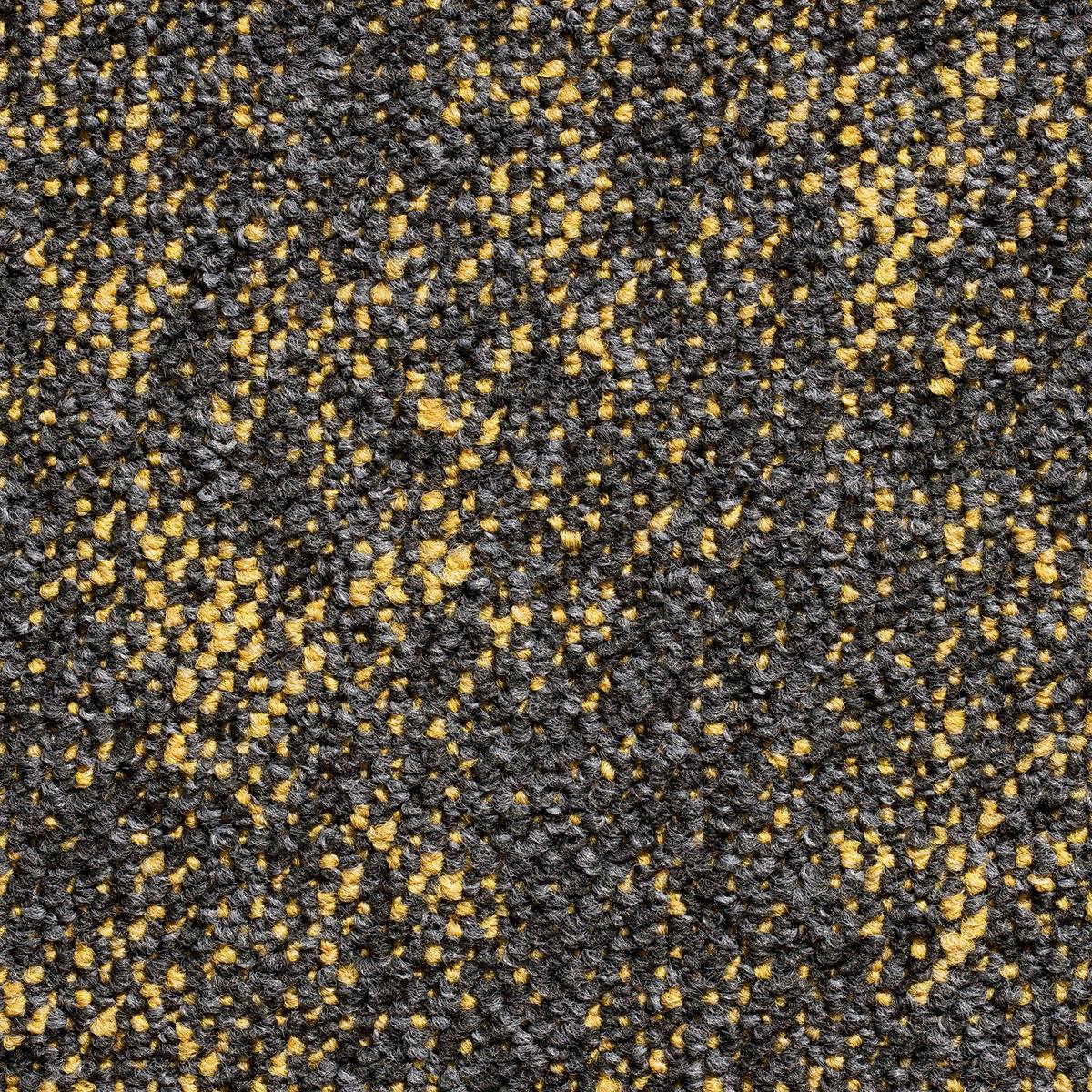 Teppichfliese Gelb/bunt Marble 50x50 Cm Florhöhe 3 Mm - Gelb/Multicolor, Basics, Textil (50/50cm)