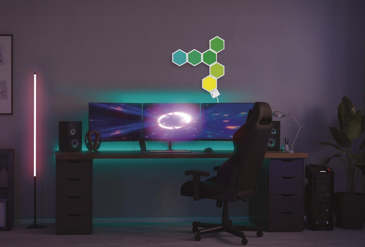 Led Asztali Lámpa Gosmart Hexagon - Basics