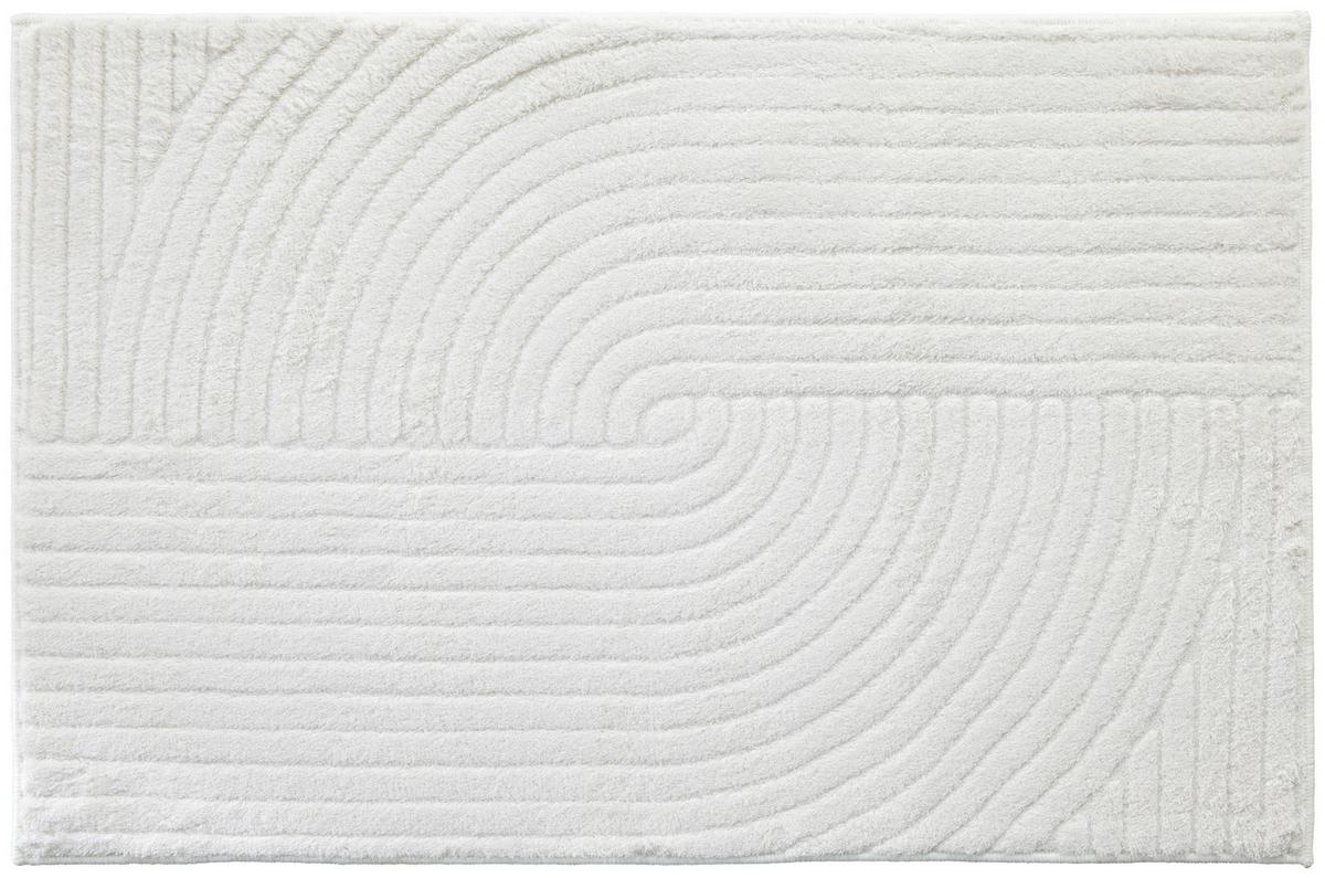 KÚPEĽŇOVÁ PREDLOŽKA RETRO - biela, plast (60/90cm) - Mömax