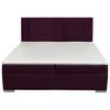 Boxbett Mit Bettkasten 180x200 Cm Dolly - Bordeaux/Silberfarben, Basics, Holzwerkstoff/Textil (180/200cm) - Livetastic