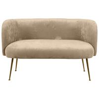 2-sitzer-sofa Cloe Beige - Beige, KONVENTIONELL, Textil (126/77/70cm) - MID.YOU