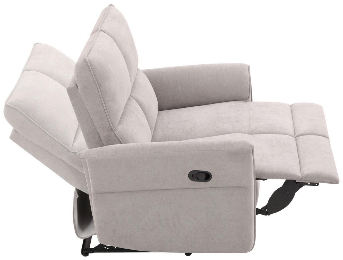 2-Sitzer-Sofa Redon Grau B: 143 cm - Schwarz/Grau, Basics, Holz/Textil (143/103/92cm) - Livetastic