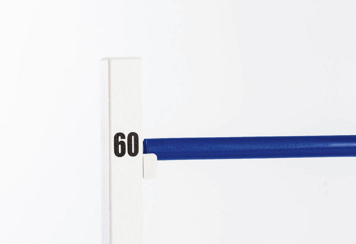 Hindernisparcour Hoppe - Blau, Basics, Holz (92/67/50cm) - Pinolino