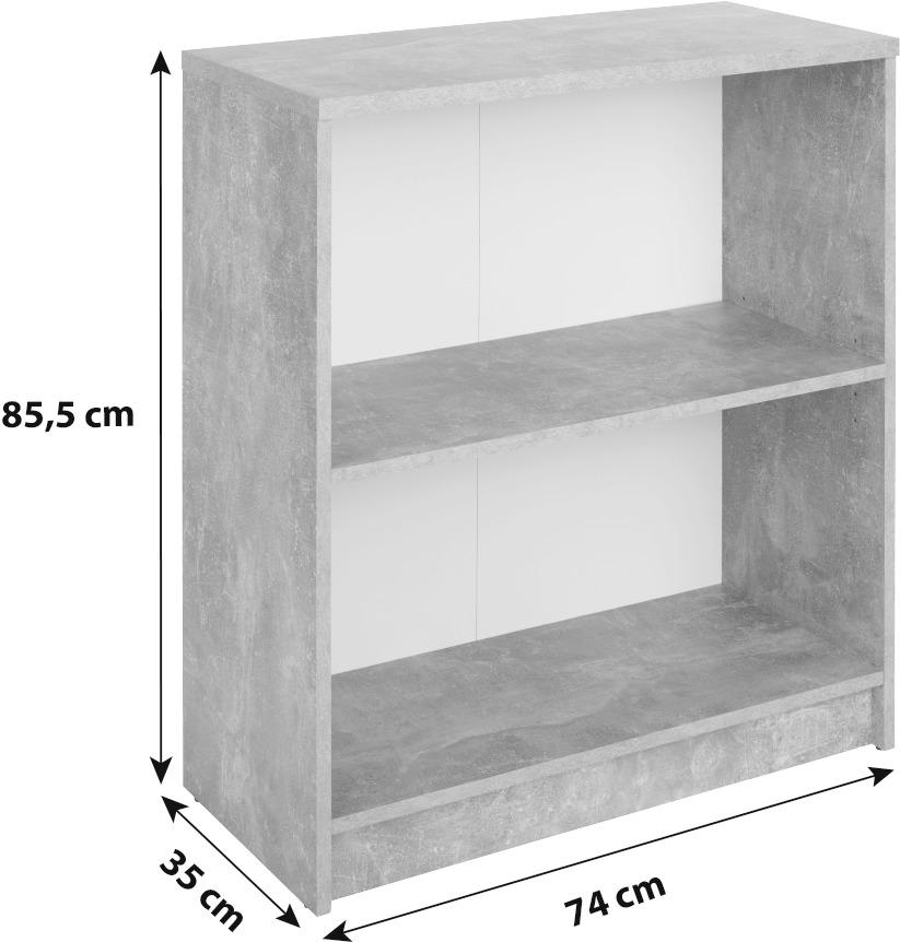 Regal 4-You New B 74cm, Eiche Dekor