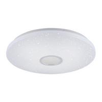 LED-Deckenleuchte Jonas L: 59 cm mit Farbtemperaturwechsler - Weiß, KONVENTIONELL, Kunststoff/Metall (59/59/9cm)