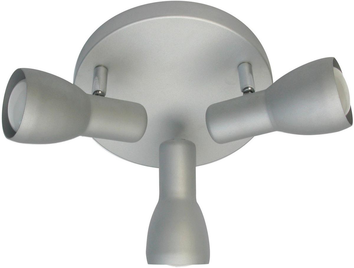 Deckenleuchte 98-44242 Picardo - Silberfarben/Grau, Trend, Metall (29/29/12cm)