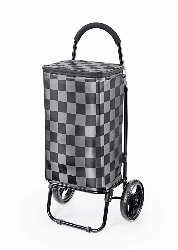 Einkaufstrolley Easymaxx - Schwarz/Grau, Basics, Kunststoff/Metall (45/36/98cm) - EASYMAXX