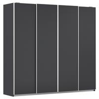 Schwebetürenschrank Altera Dunkelgrau B: 226 Cm - Dunkelgrau, MODERN, Holzwerkstoff (226/211/62cm) - Rauch Möbel