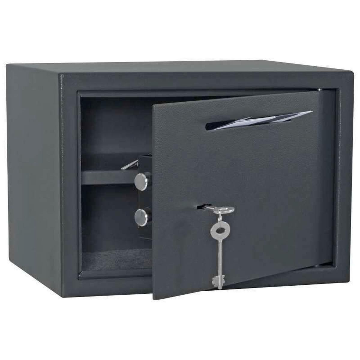 Tresor Jupiter3slot - Anthrazit, KONVENTIONELL, Metall (35/25/28cm) - ROTTNER