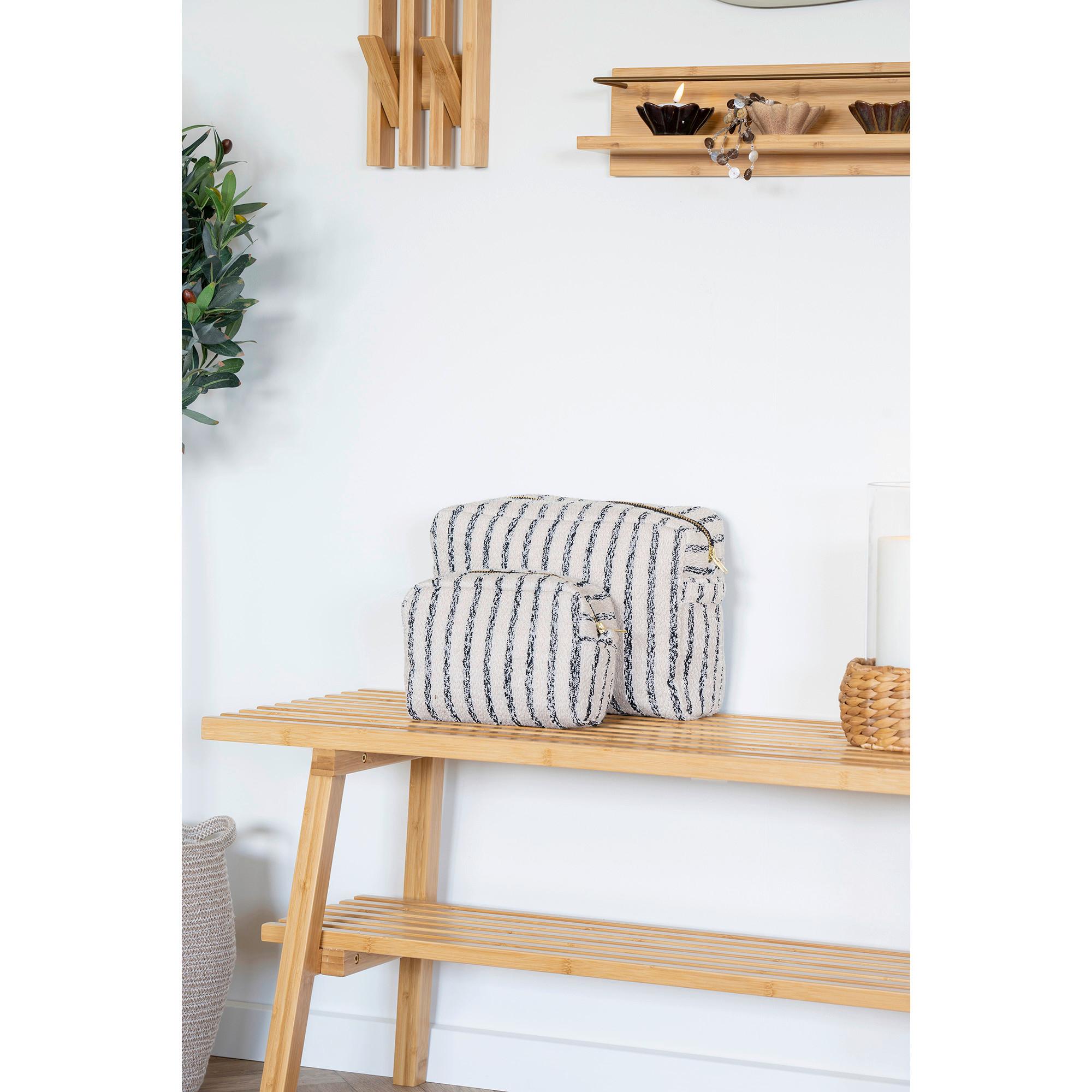 Kosmetiktaschenset Nador Sandfarben 2-teilig - Sandfarben, Design, Kunststoff