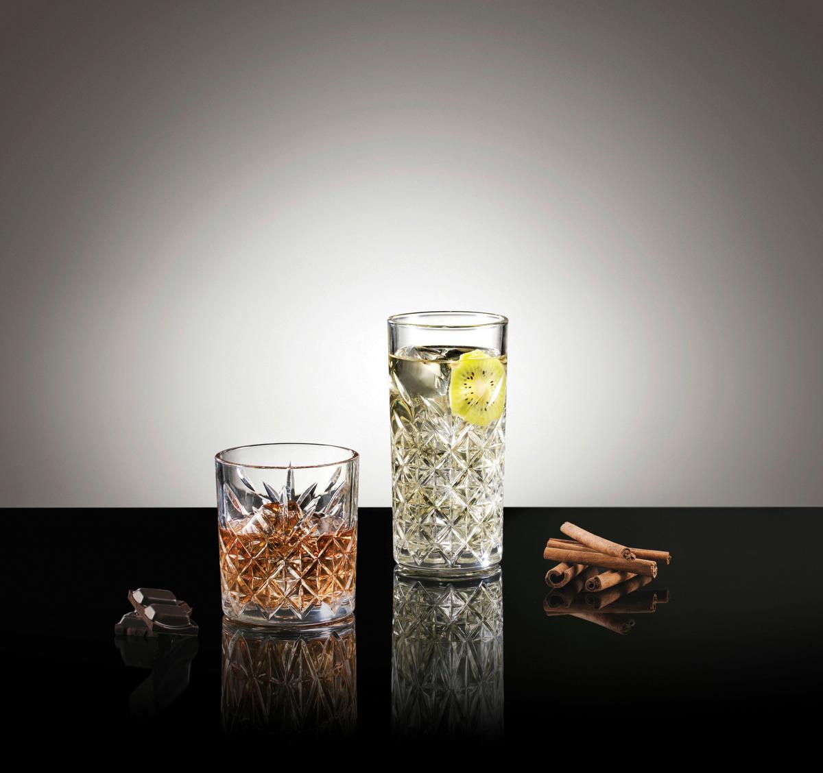 Gläserset Timeless 8--Teilig., Je ca. 450/340 ml - Klar, Basics, Glas (19/15/24cm) - Creatable