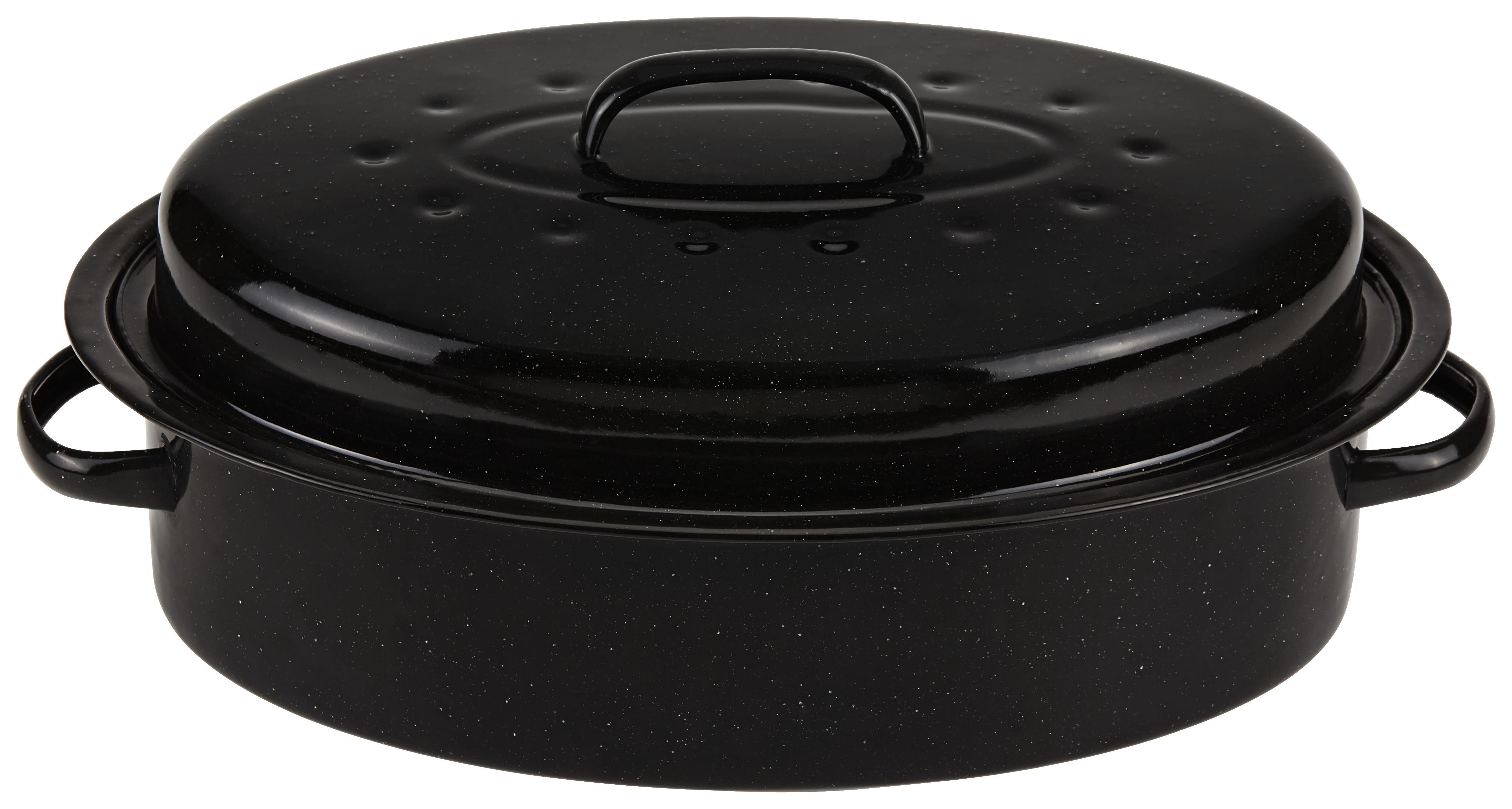 Sütőedény Francis - Fehér/Fekete, modern, Fém (37/27/14cm) - Luca Bessoni