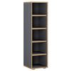 Schuhregal Salia Anthrazit/honigeiche B: 30 Cm - Honigeiche/Anthrazit, Design, Holzwerkstoff (30/110/33cm) - MID.YOU