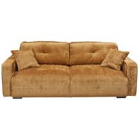 Schlafsofa Bullet Goldfarben B: 235 cm - Goldfarben/Schwarz, KONVENTIONELL, Textil (235/88/120cm) - MID.YOU