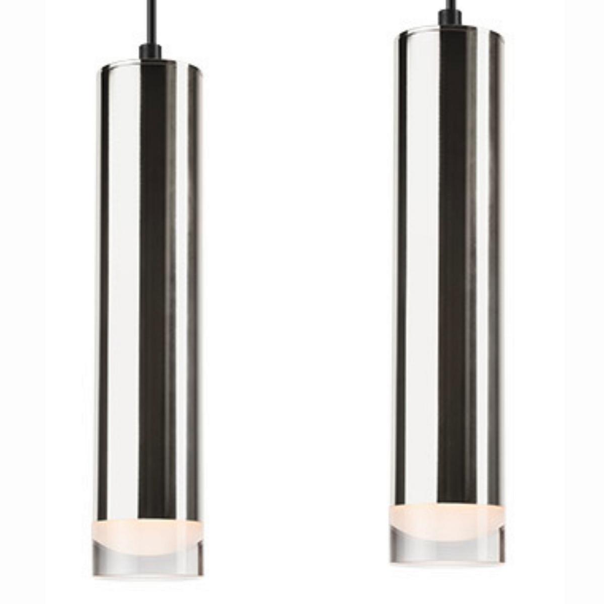 Hängeleuchte 39671 Diego - Chromfarben, Design, Metall (99/32/8cm)