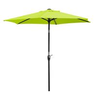 Sonnenschirm Bilbao BxHxT: 220x210x220 cm Hellgrün - Anthrazit/Hellgrün, Basics, Textil/Metall (220/210/220cm) - Schneider