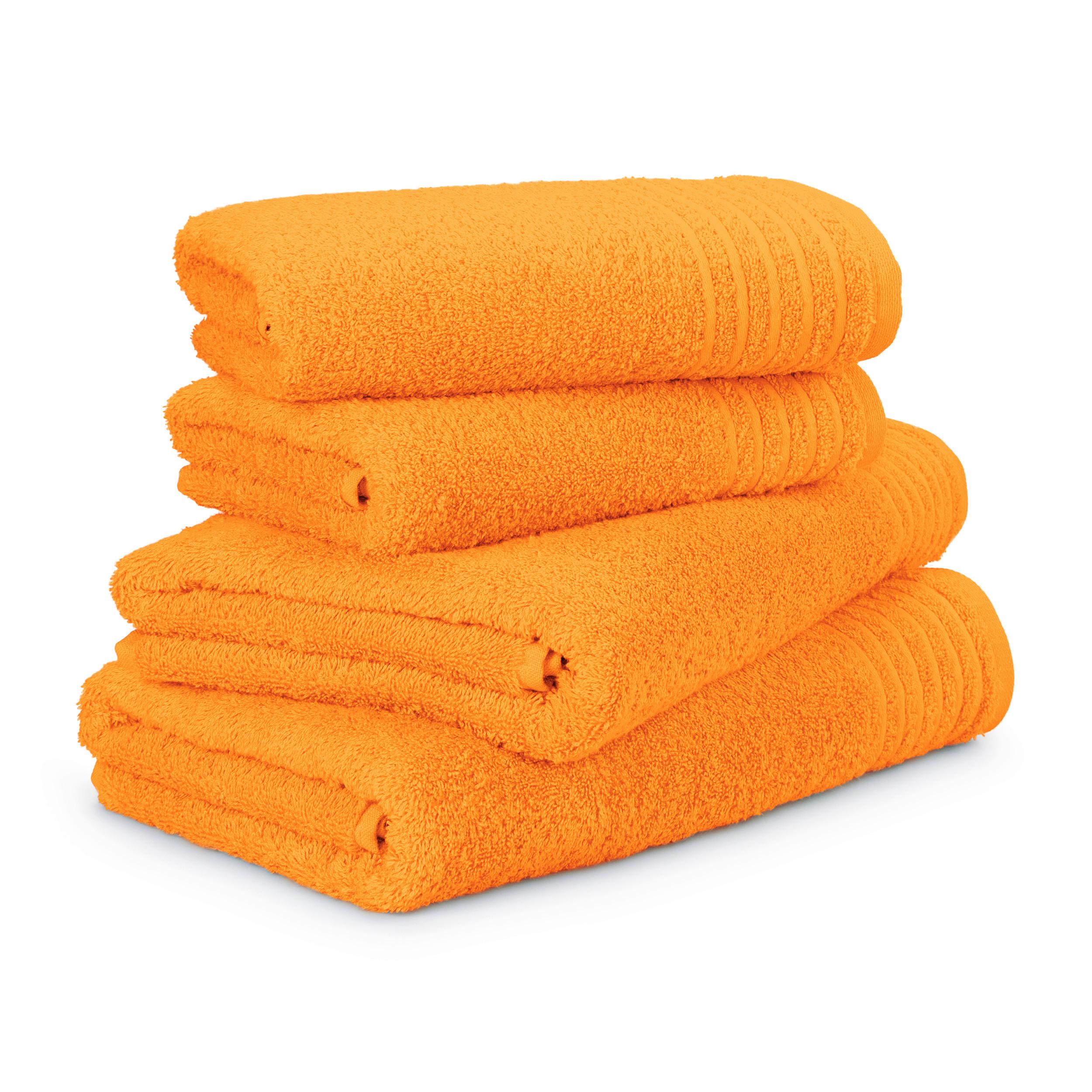 Frottierset Möve New Classic Handtuchset - Orange, Basics, Textil - Moeve