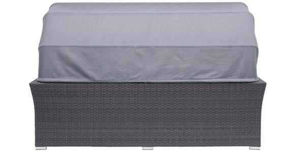 Loungegarnitur 5-Tlg Sansibar mit Kissen und Sonnenblende - Hellgrau/Braun, MODERN, Glas/Kunststoff (215/64/75cm) - Beldano