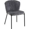Stuhl Paris - Schwarz/Grau, LIFESTYLE, Holz/Textil (55/79/59cm) - Livetastic