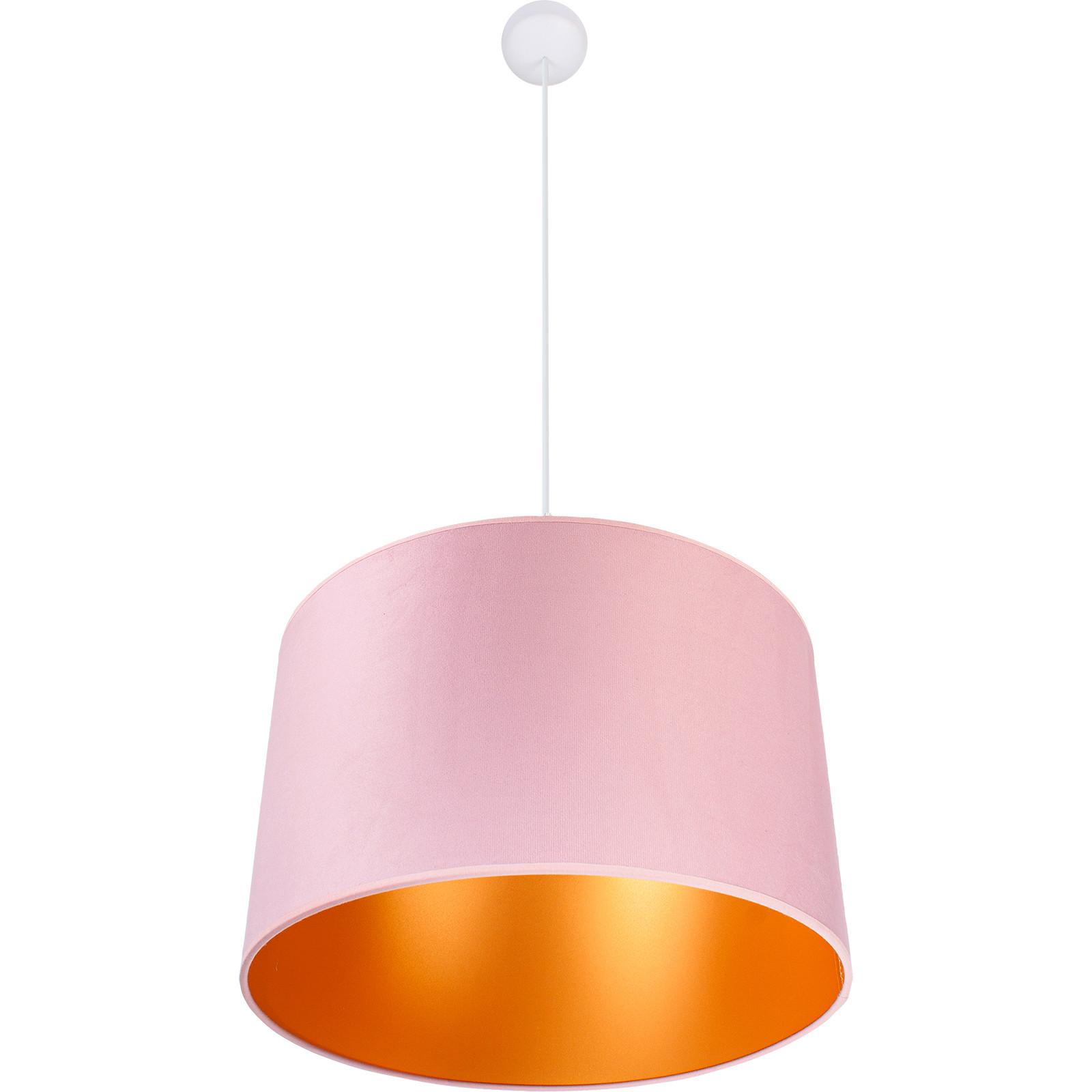 Hängeleuchte 8552222 Classic - Zartrosa - Rosa/Weiß, Basics, Holz (40/100cm)