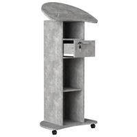 Stehpult Redola M B: 56 cm Grau - Grau, MODERN, Holzwerkstoff (56/110/37cm) - MID.YOU