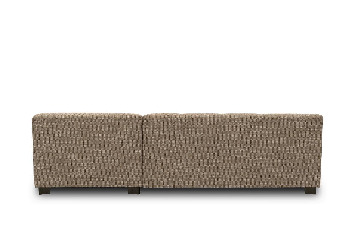 Ecksofa Mit Schlaffunktion Norma Braun/beige Webstoff - Wengefarben/Beige, Design, Textil (268/153cm) - MID.YOU